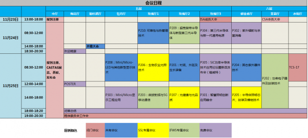 會議日程安排表