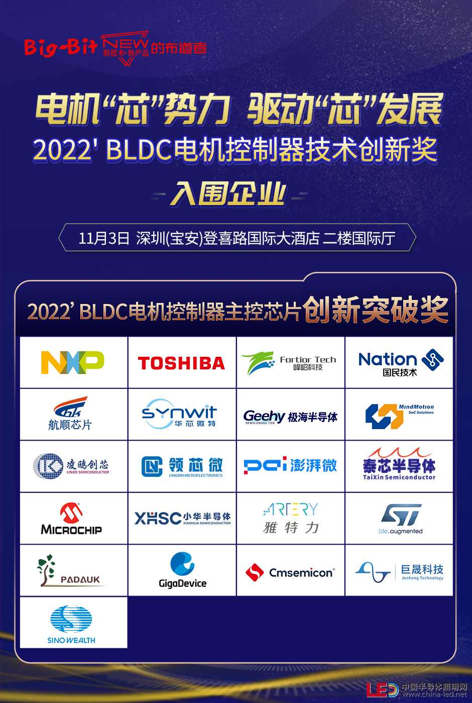 2022’電機控制器評選活動入圍企業名單揭曉！